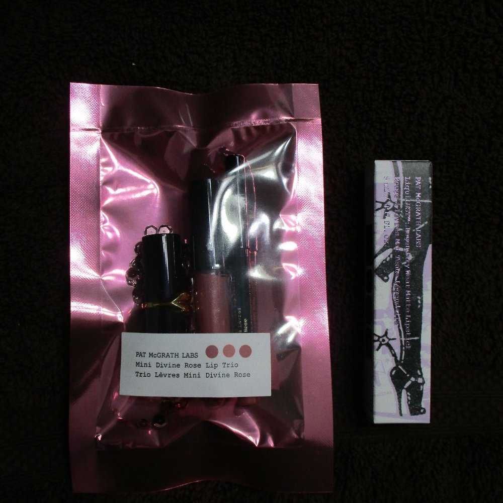 Pat McGrath Divine Rose Lip Bundle and Matte Liquid Lipstick